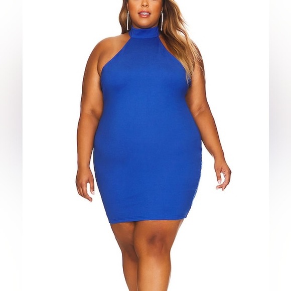 Revolve x Remi Carli Mini Dress in Blue plus size 1X new - Picture 2 of 9